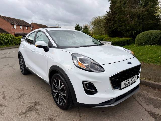 Ford Puma 1.0 EcoBoost Titanium 5dr Auto Hatchback Petrol White