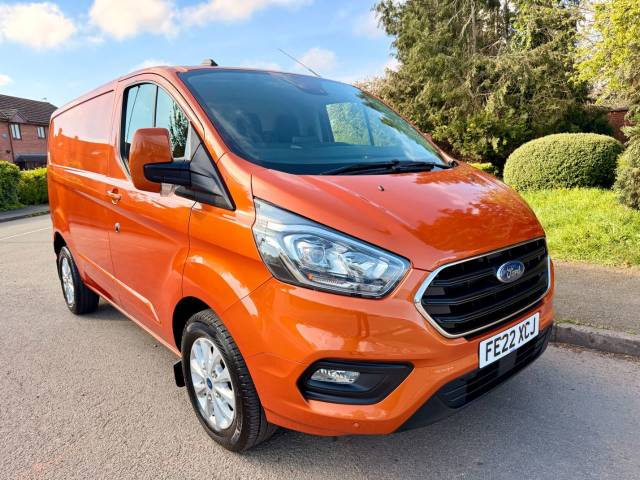 Ford Transit Custom 2.0 EcoBlue 130ps Low Roof Limited Van Panel Van Diesel Orange