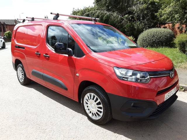 Toyota Proace City 1.5D 100 Icon Van [6 Speed] Panel Van Diesel Red