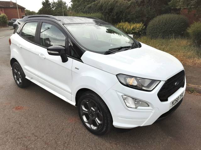 Ford Ecosport 1.0 EcoBoost 125 ST-Line 5dr Auto Hatchback Petrol White