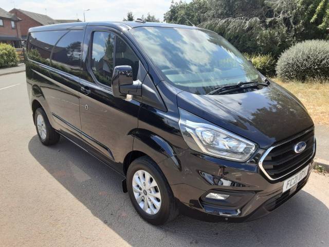 Ford Transit Custom 2.0 EcoBlue 130PS Low Roof Limited Van Panel Van Diesel Black