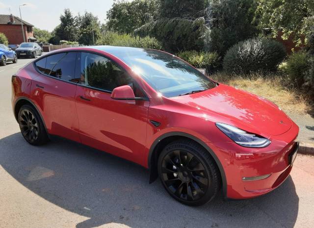Tesla Model Y 0.0 Long Range AWD 5dr Auto MPV Electric Red