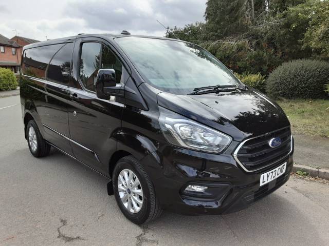 Ford Transit Custom 2.0 EcoBlue 130ps Low Roof Limited Van Panel Van Diesel Black