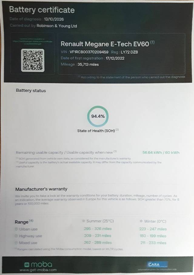2022 Renault Megane E-tech 0.0 EV60 160kW Techno 60kWh Optimum Charge 5dr Auto